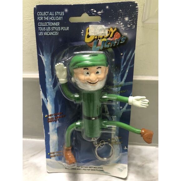 Other - Bendy Lights Bendable Christmas Elf Light‎ Key Chain